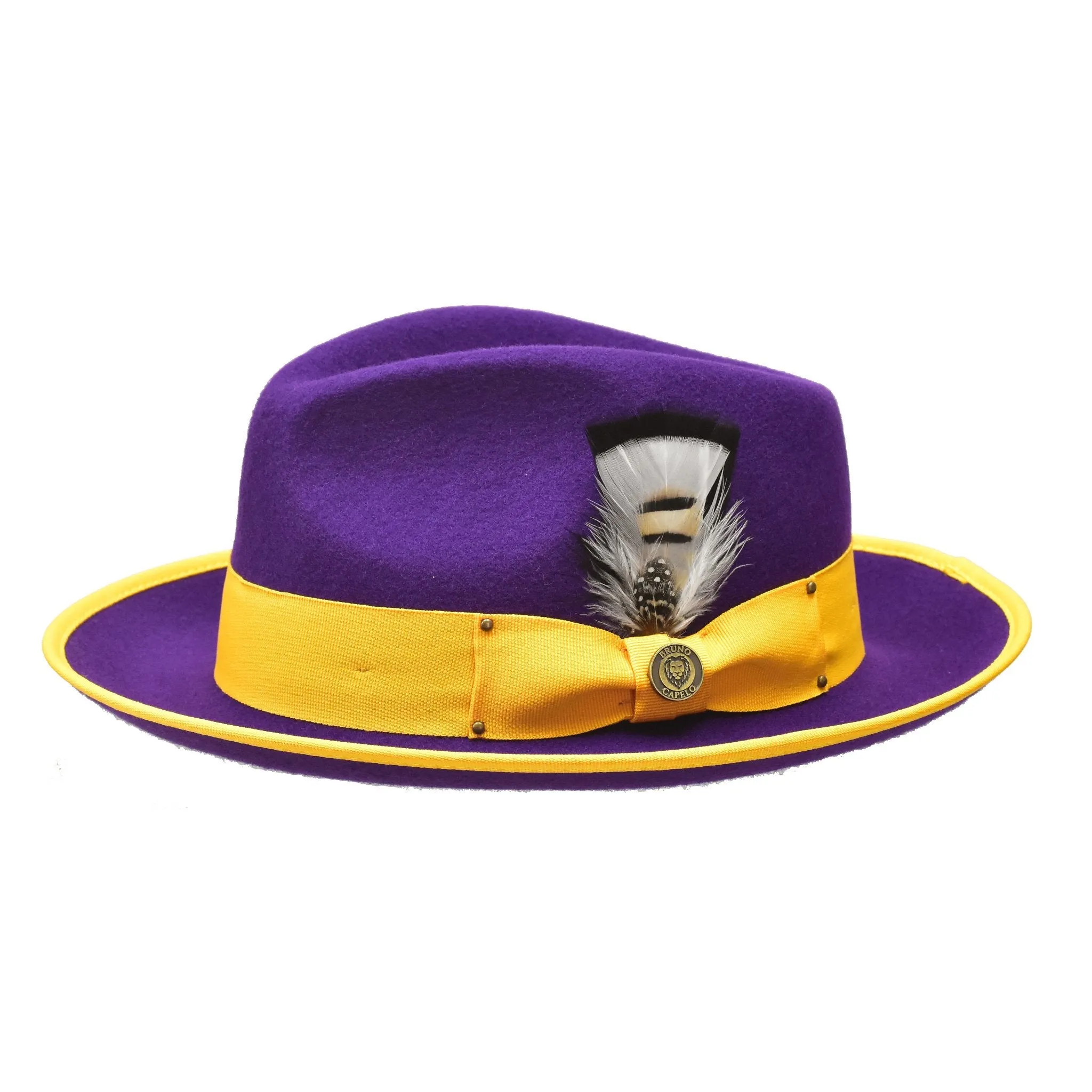 Bruno Capelo Lorenzo Pinch Front Wool Fedora Accessories_Bruno Capelo_Hats