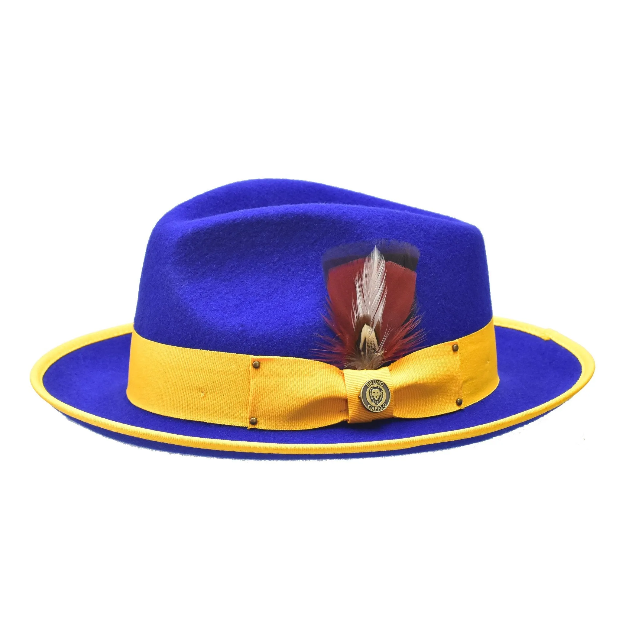 Bruno Capelo Lorenzo Pinch Front Wool Fedora Accessories_Bruno Capelo_Hats