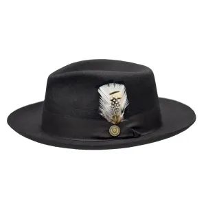 Bruno Capelo Milan Raw Edge Fedora Accessories_Bruno Capelo_Hats