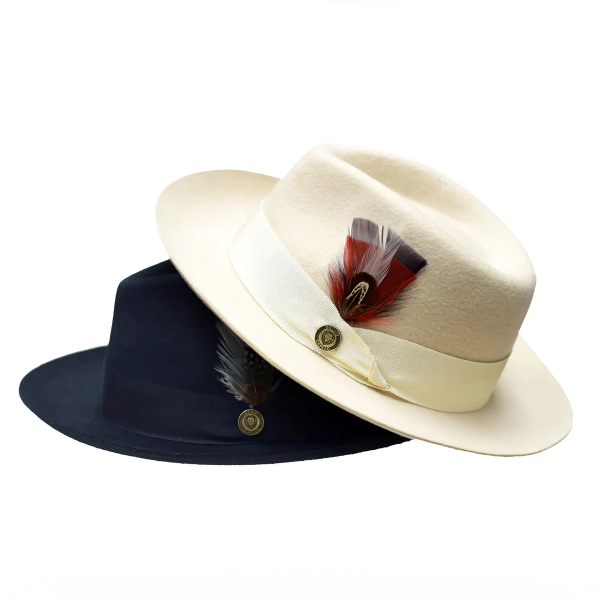 Bruno Capelo Milan Raw Edge Fedora Accessories_Bruno Capelo_Hats