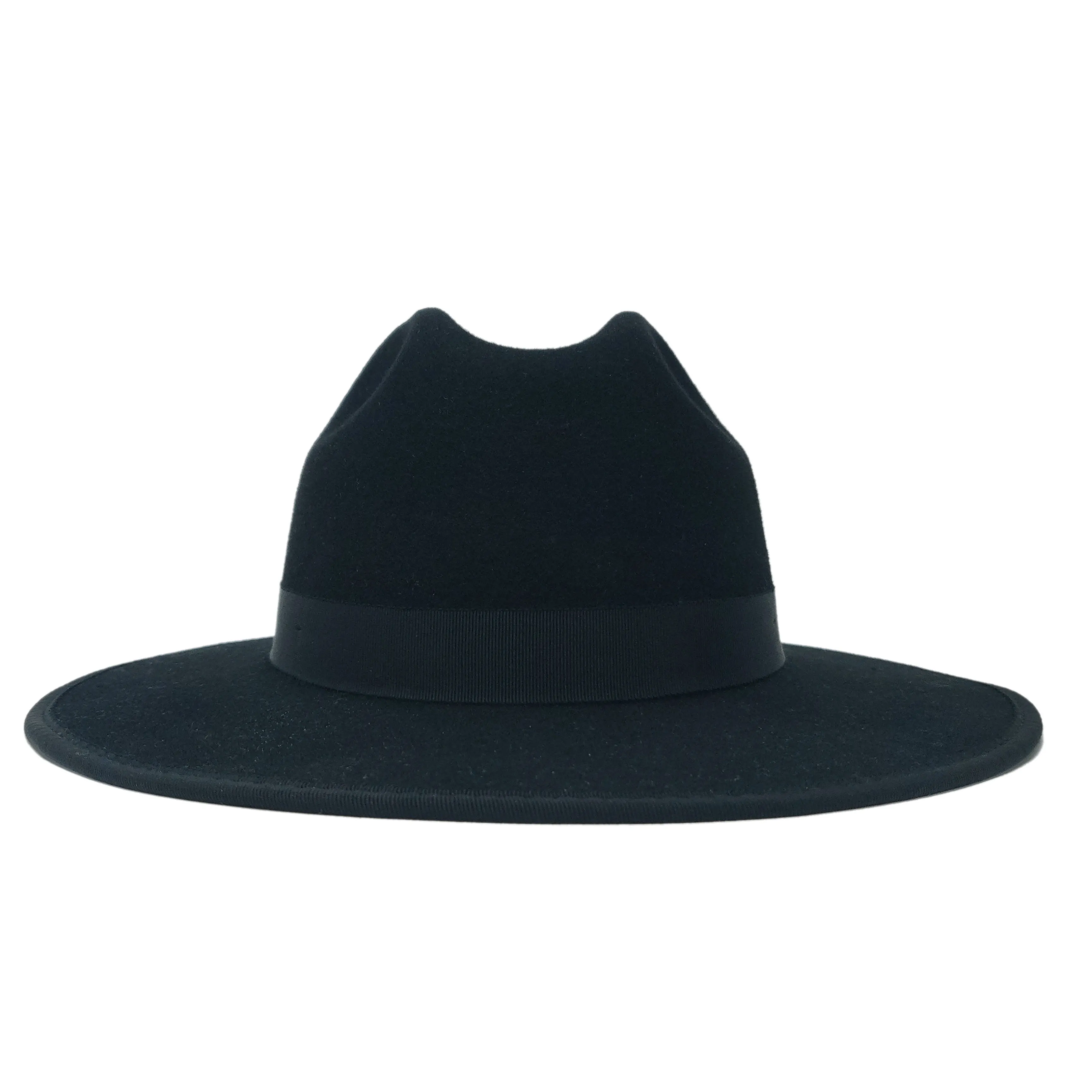 Bruno Capelo Monarch White Bottom Wide Brim Wool Fedora Accessories_Bruno Capelo_Hats