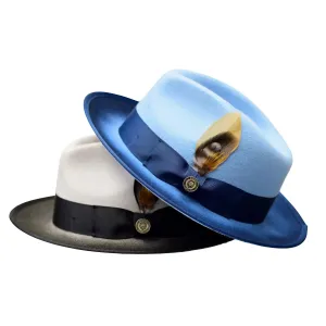 Bruno Capelo New Yorker Wool Felt Fedora Hat Accessories_Bruno Capelo_Hats