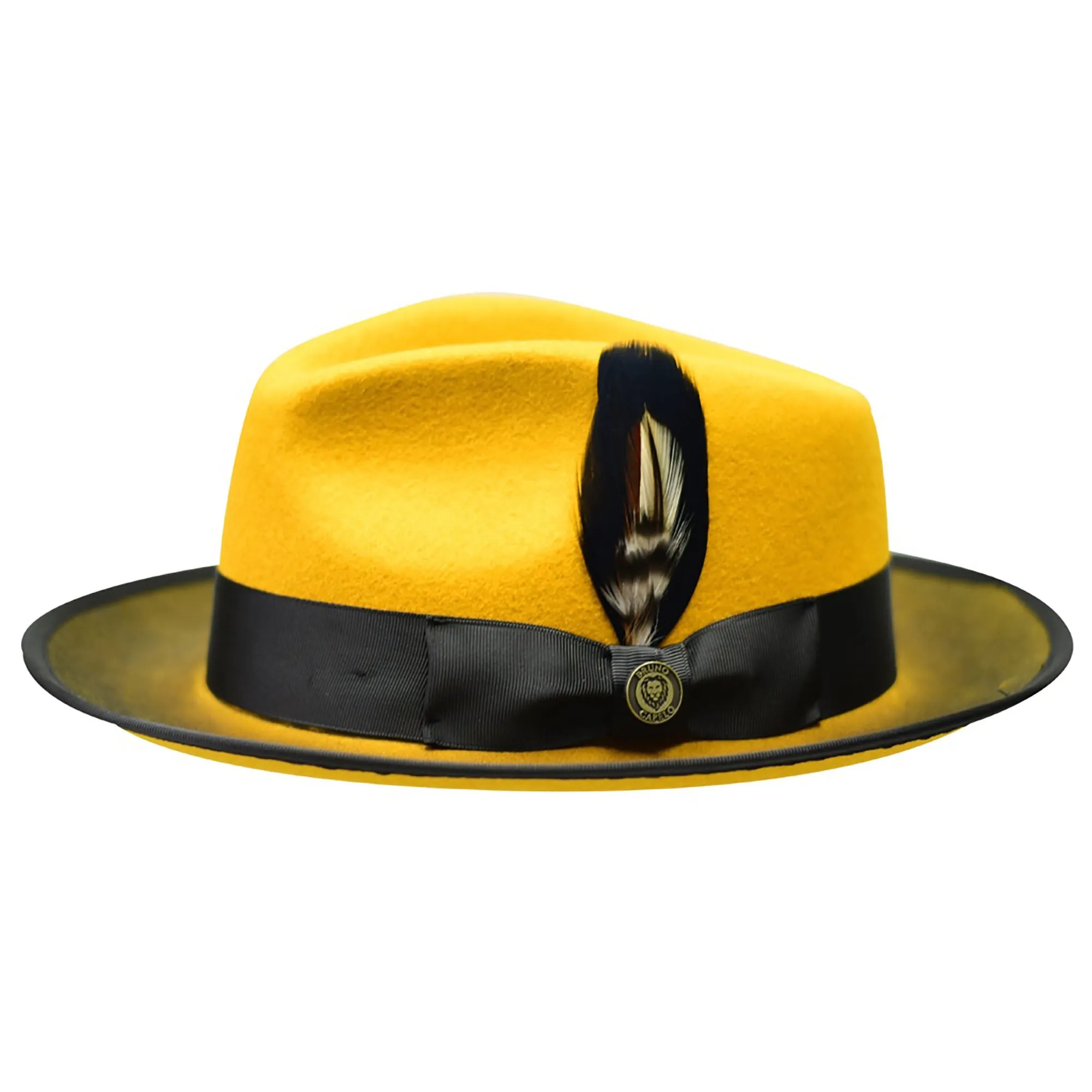 Bruno Capelo New Yorker Wool Felt Fedora Hat Accessories_Bruno Capelo_Hats