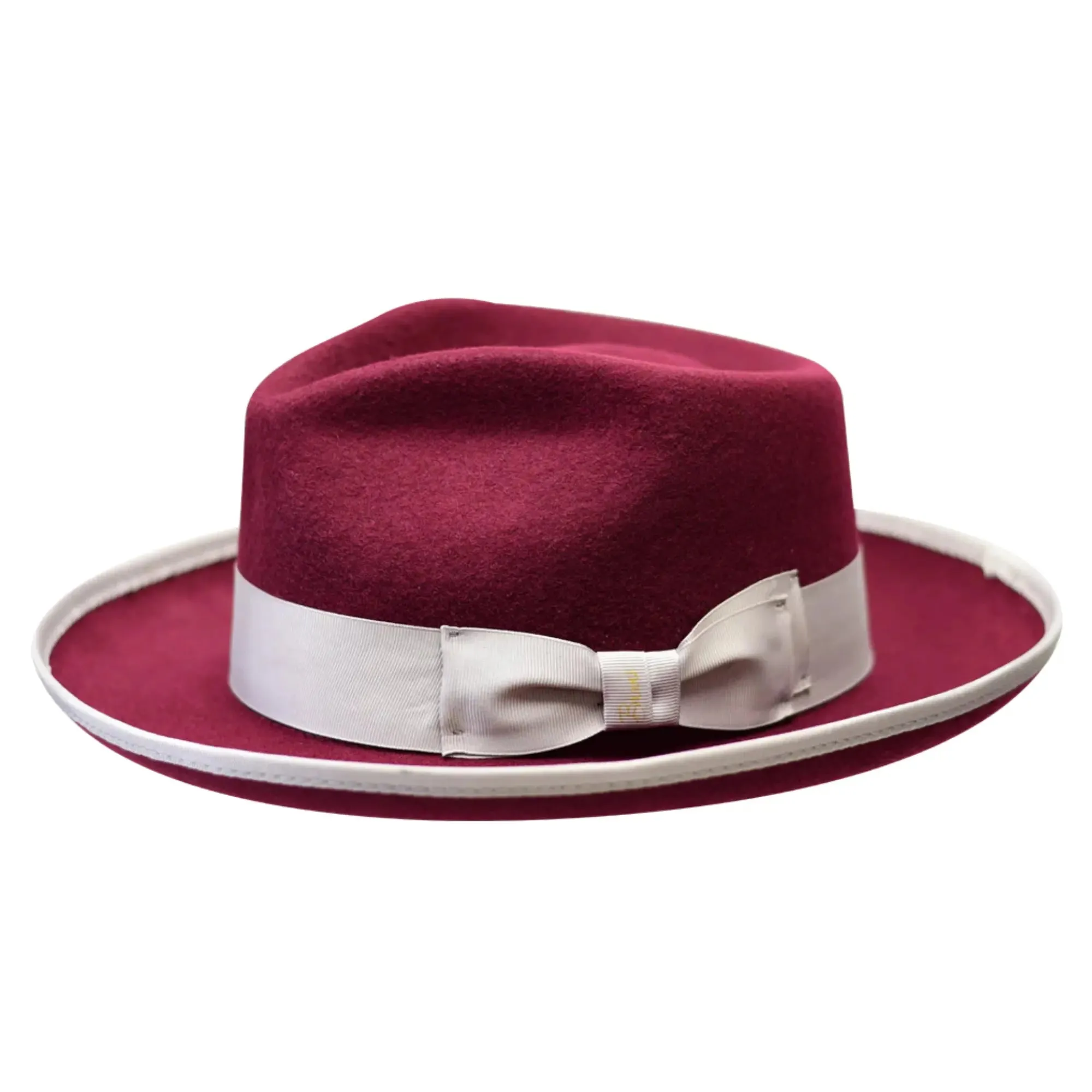 Bruno Capelo Night Hawk Wool Teardrop Crown Fedora Accessories_Bruno Capelo_Hats
