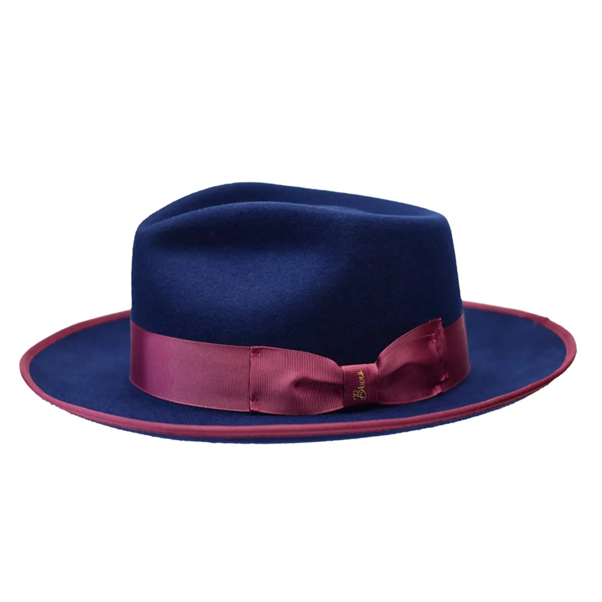 Bruno Capelo Night Hawk Wool Teardrop Crown Fedora Accessories_Bruno Capelo_Hats