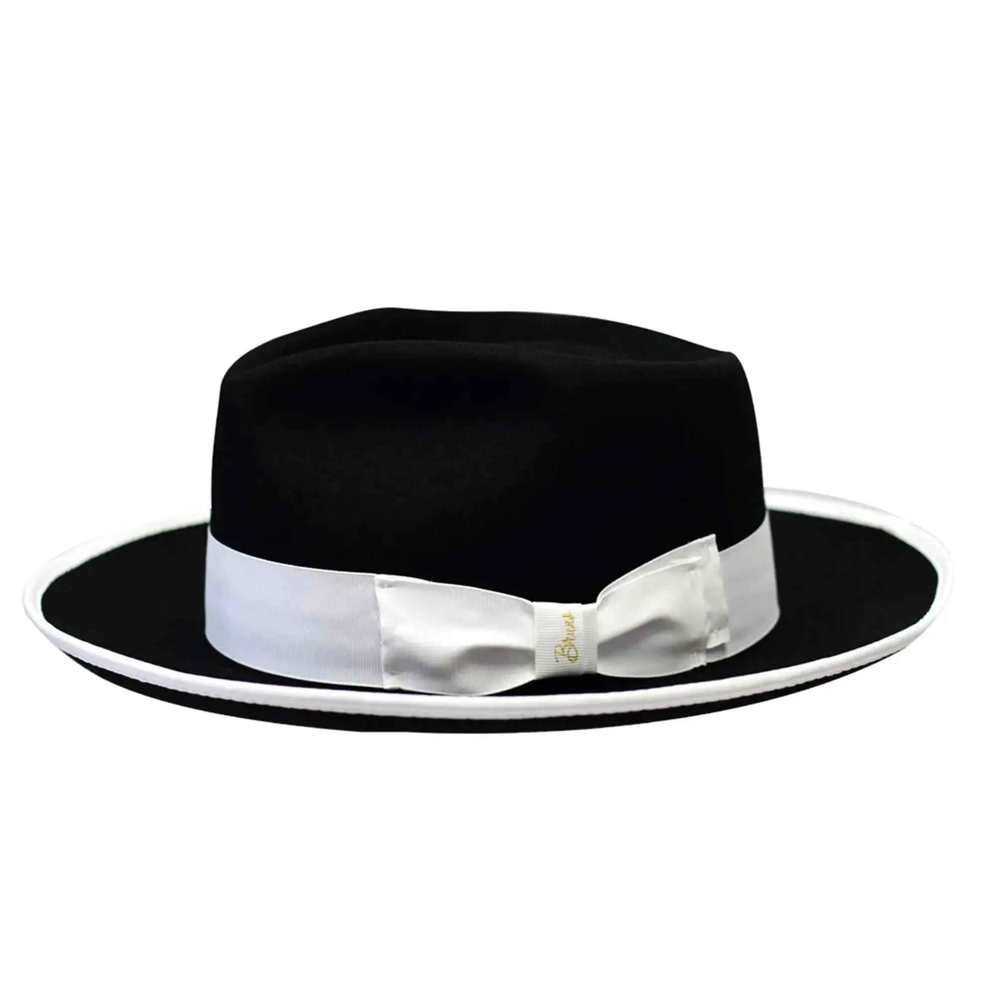 Bruno Capelo Night Hawk Wool Teardrop Crown Fedora Accessories_Bruno Capelo_Hats