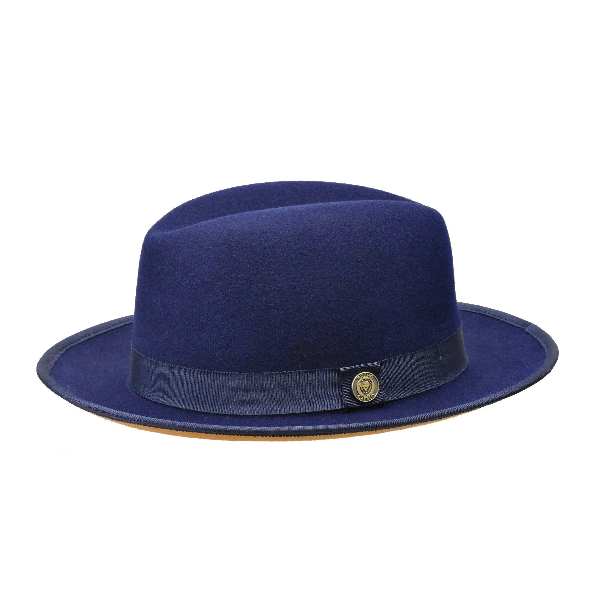 Bruno Capelo Princeton Color Bottom Center Dent Wool Fedora Accessories_Bruno Capelo_Hats