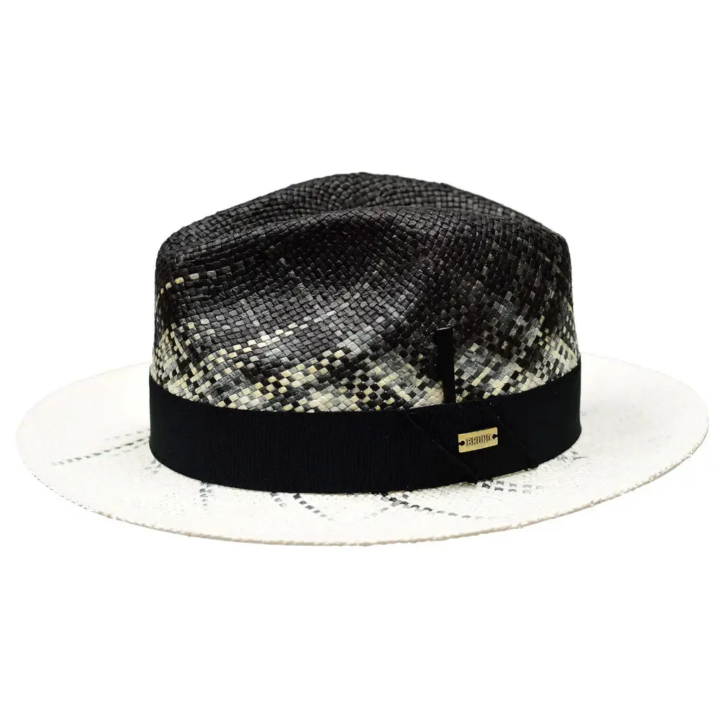 Bruno Capelo Rafi Hand-Dyed Straw Fedora Accessories_Bruno Capelo_Hats