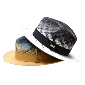 Bruno Capelo Rafi Hand-Dyed Straw Fedora Accessories_Bruno Capelo_Hats