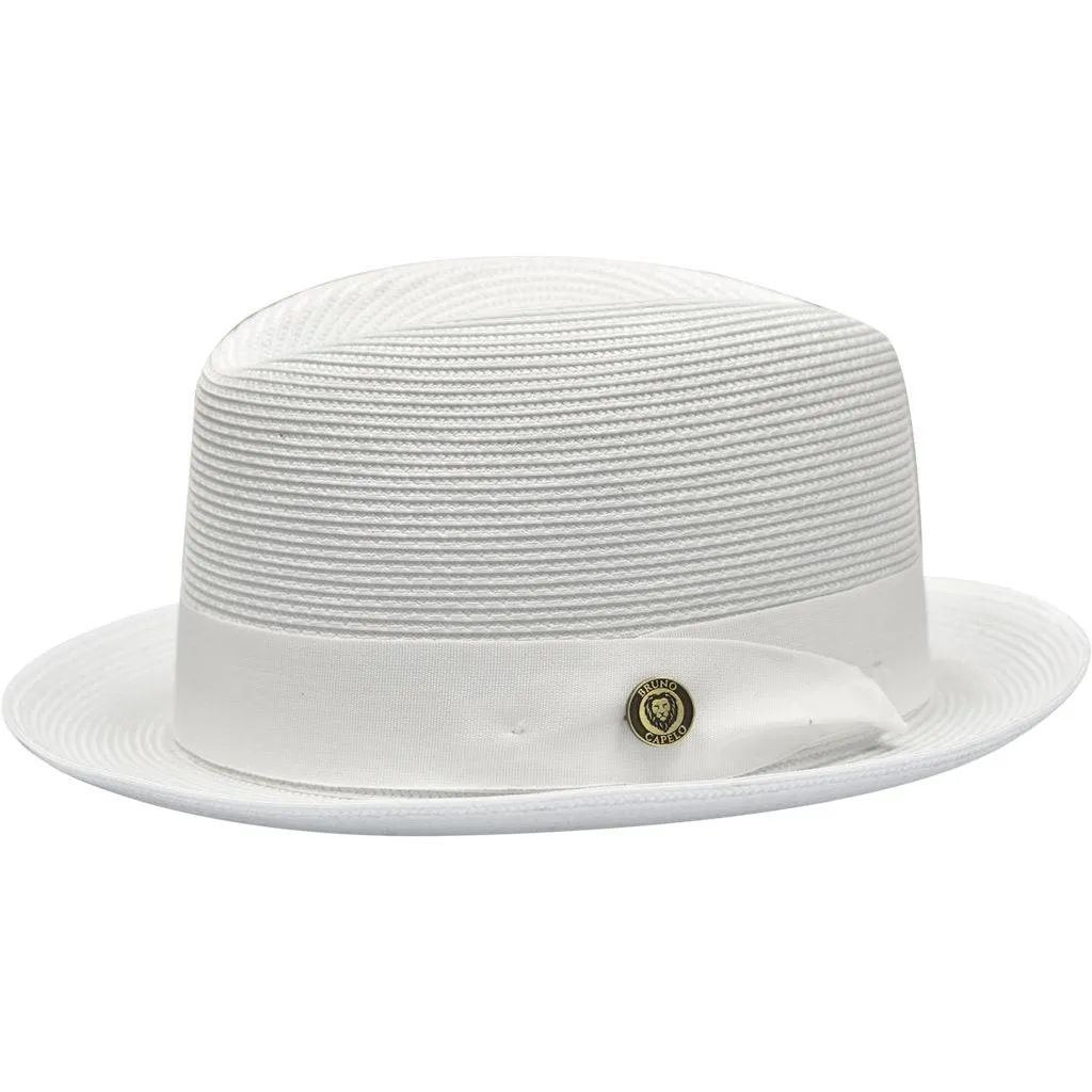 Bruno Capelo Romeo Center Dent Straw Trilby Hat Accessories_Bruno Capelo_Hats