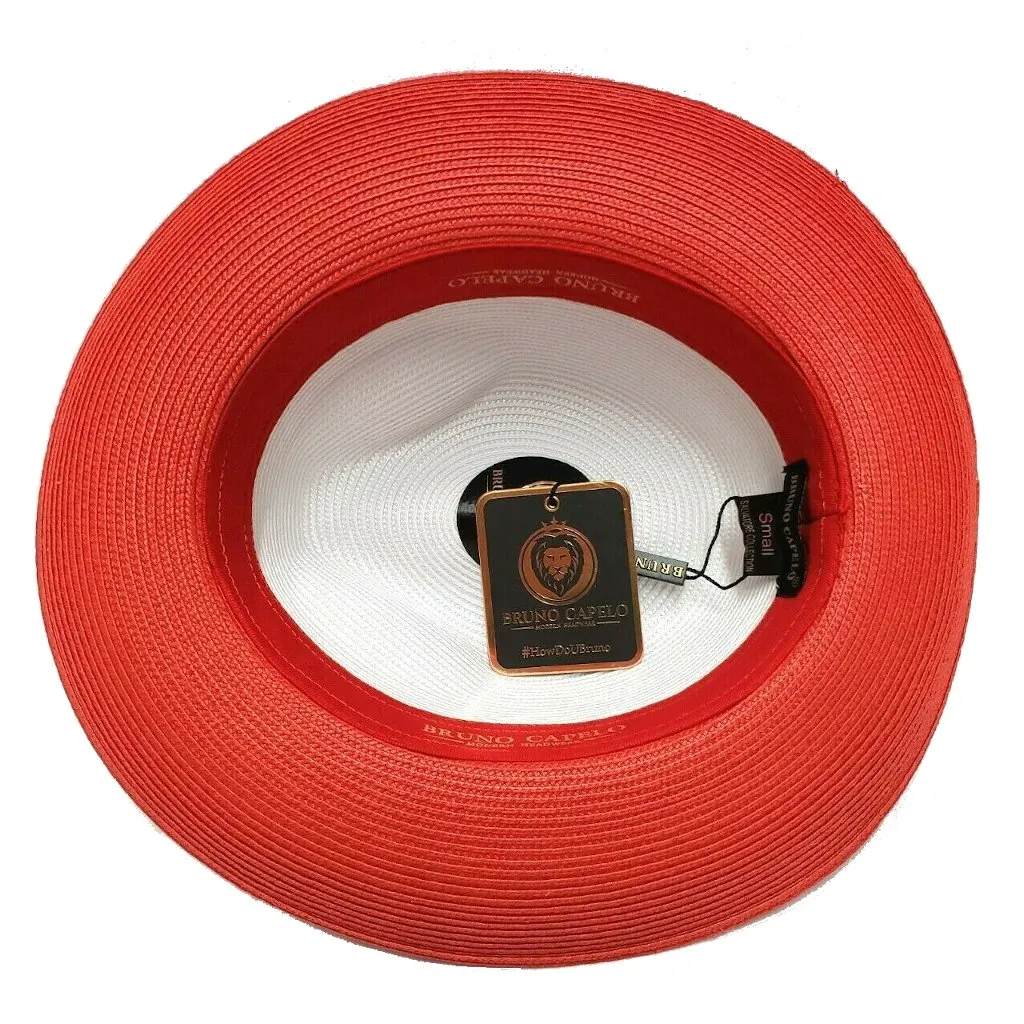 Bruno Capelo Salvatore Pinch Front Straw Fedora Accessories_Bruno Capelo_Hats