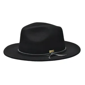Bruno Capelo Tarik Flat Brim Wool Fedora Accessories_Bruno Capelo_Hats