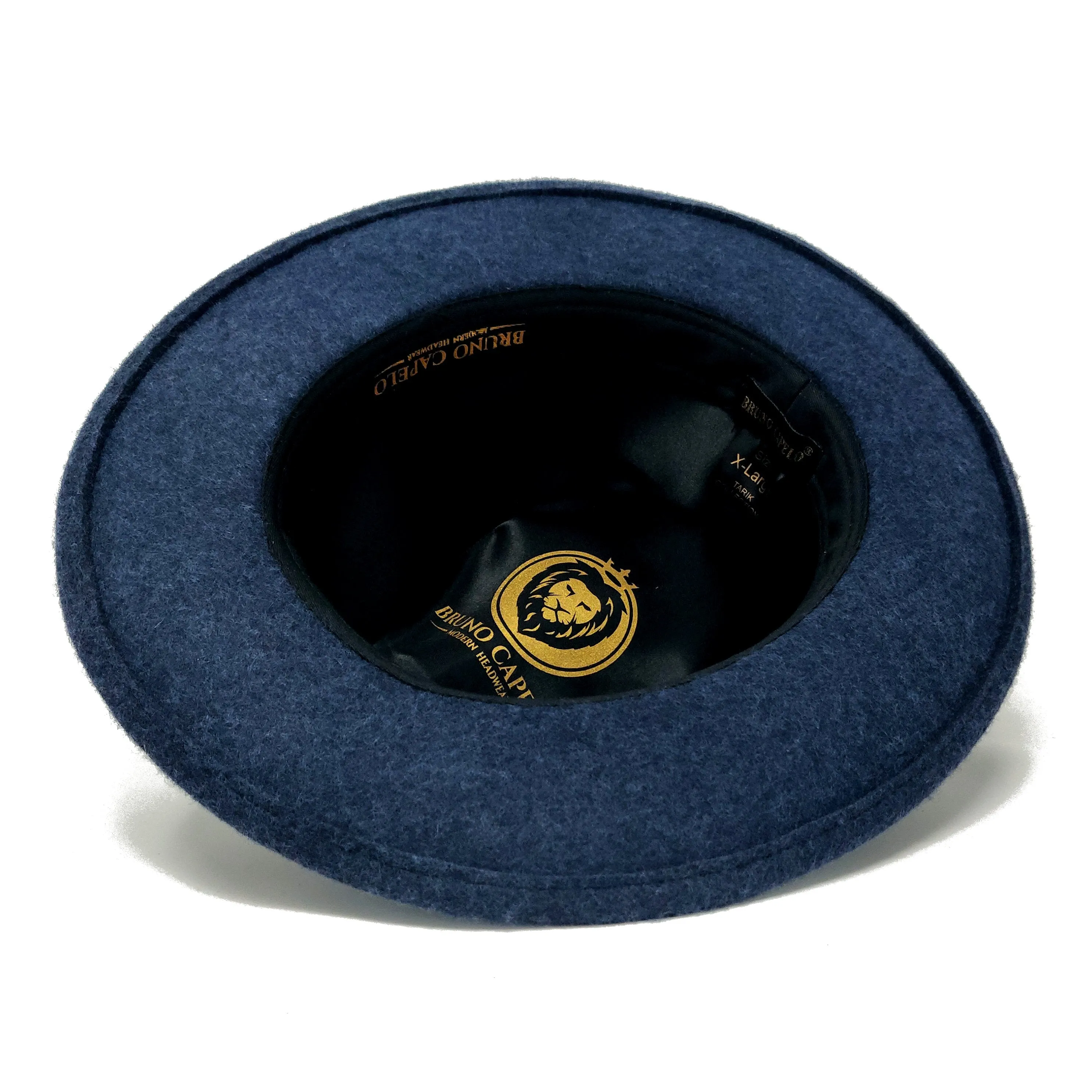 Bruno Capelo Tarik Flat Brim Wool Fedora Accessories_Bruno Capelo_Hats