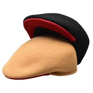 Bruno Capelo Tyson Red Bottom Wool Ivy Cap Accessories_Bruno Capelo_Hats
