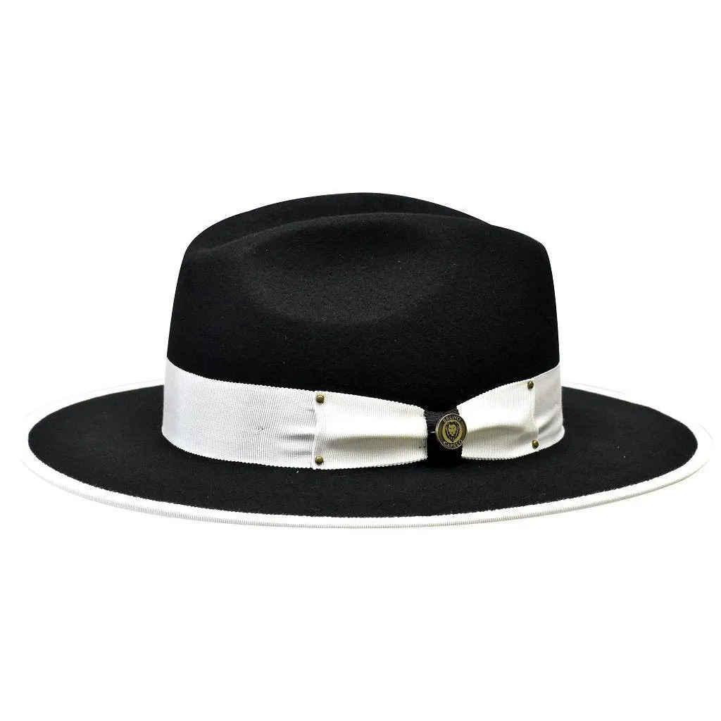 Bruno Capelo Urban Wide Brim Wool Fedora Accessories_Bruno Capelo_Hats