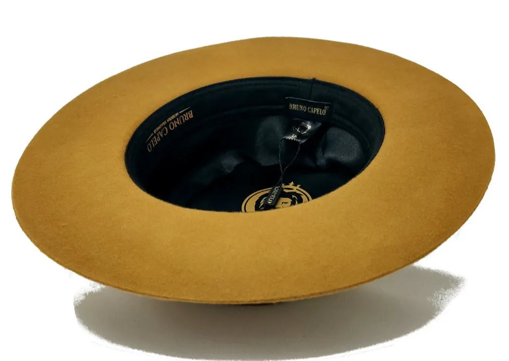 Bruno Capelo Zayden Wide Brim Wool Boater (Gaucho) Accessories_Bruno Capelo_Hats