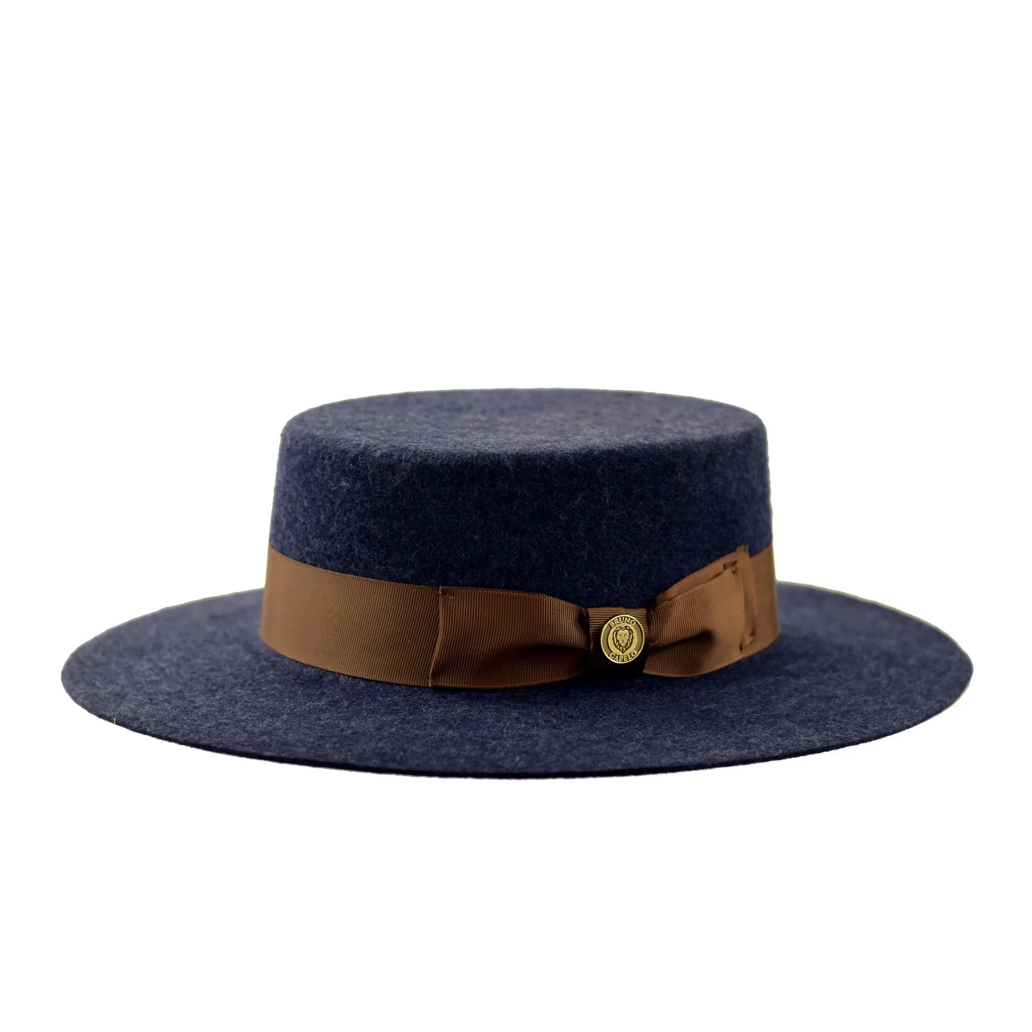 Bruno Capelo Zayden Wide Brim Wool Boater (Gaucho) Accessories_Bruno Capelo_Hats