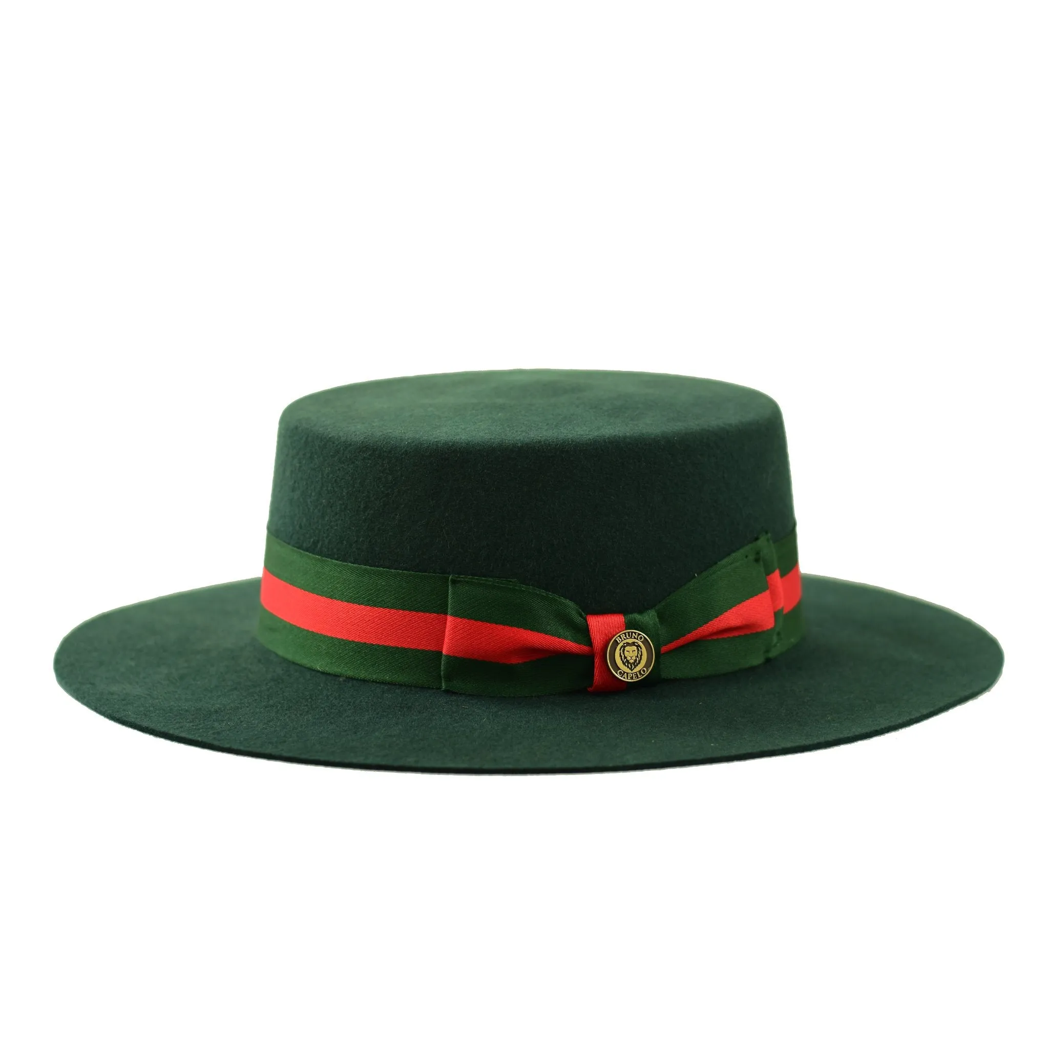 Bruno Capelo Zayden Wide Brim Wool Boater (Gaucho) Accessories_Bruno Capelo_Hats