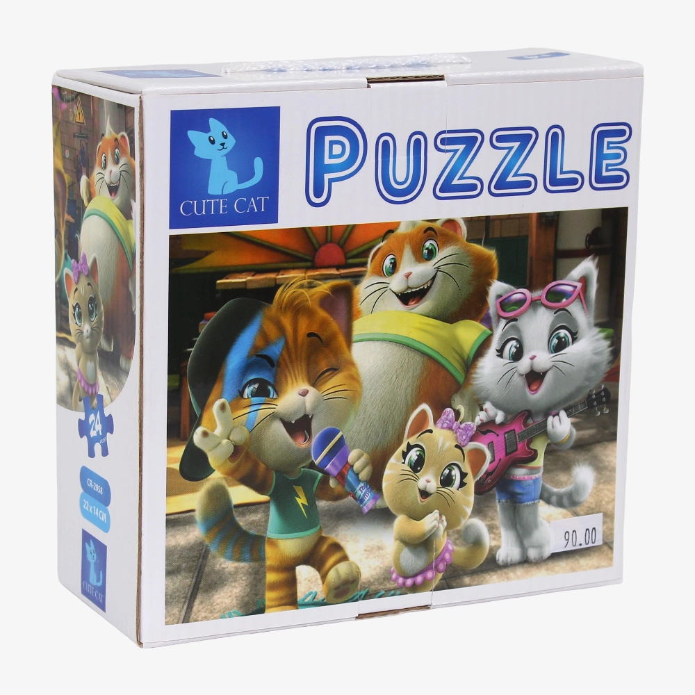 Cats 2in1 Puzzle - 20 & 24 Pieces