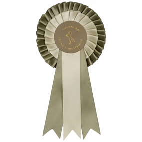 Cheval Roi Rosette Award Ribbon Sage Green