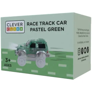 Cleverclixx Pastelgrn Racerbanebil Pastelgrn