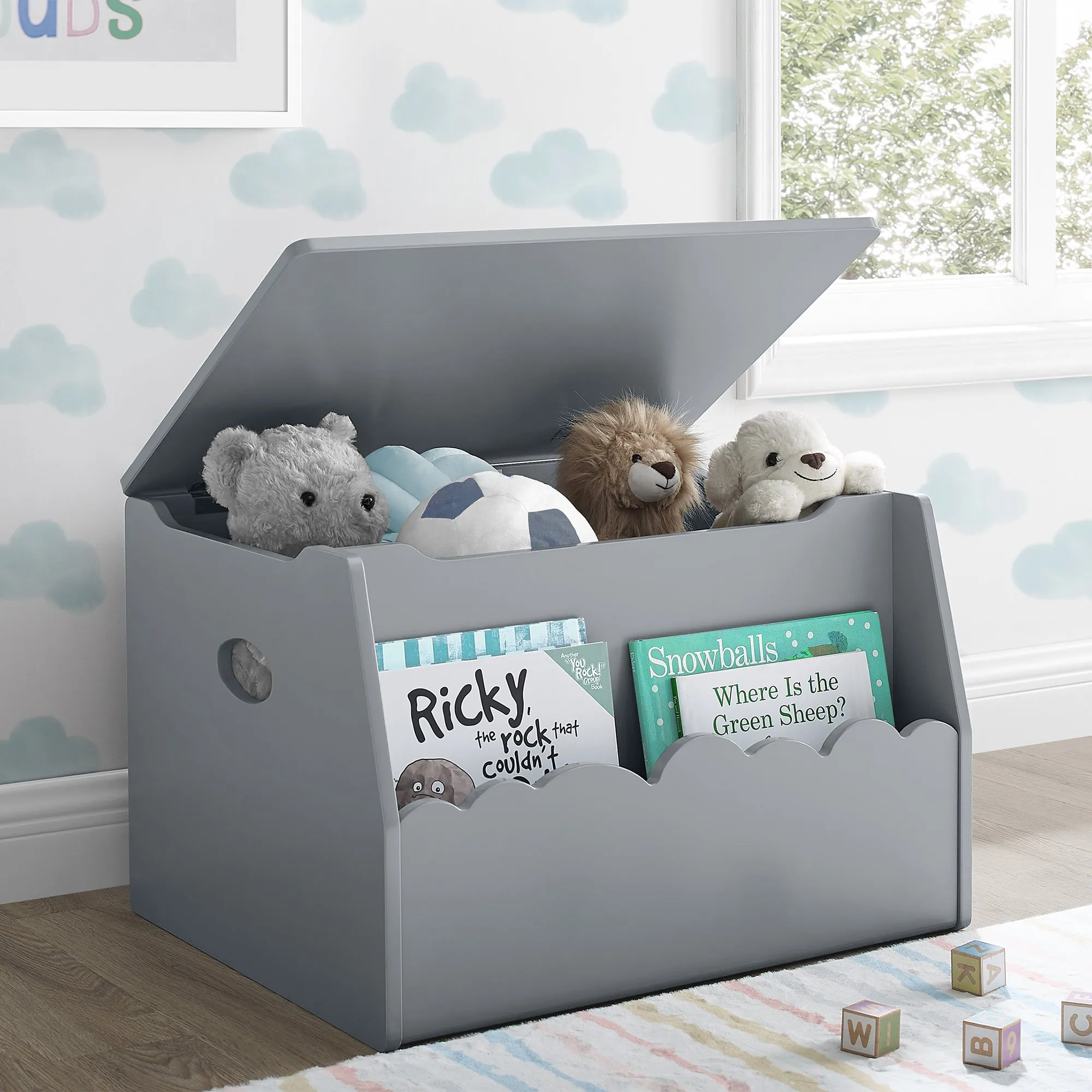 Cloud Toy Box Babykids_Delta Children_Toy Storage & Bookshelves