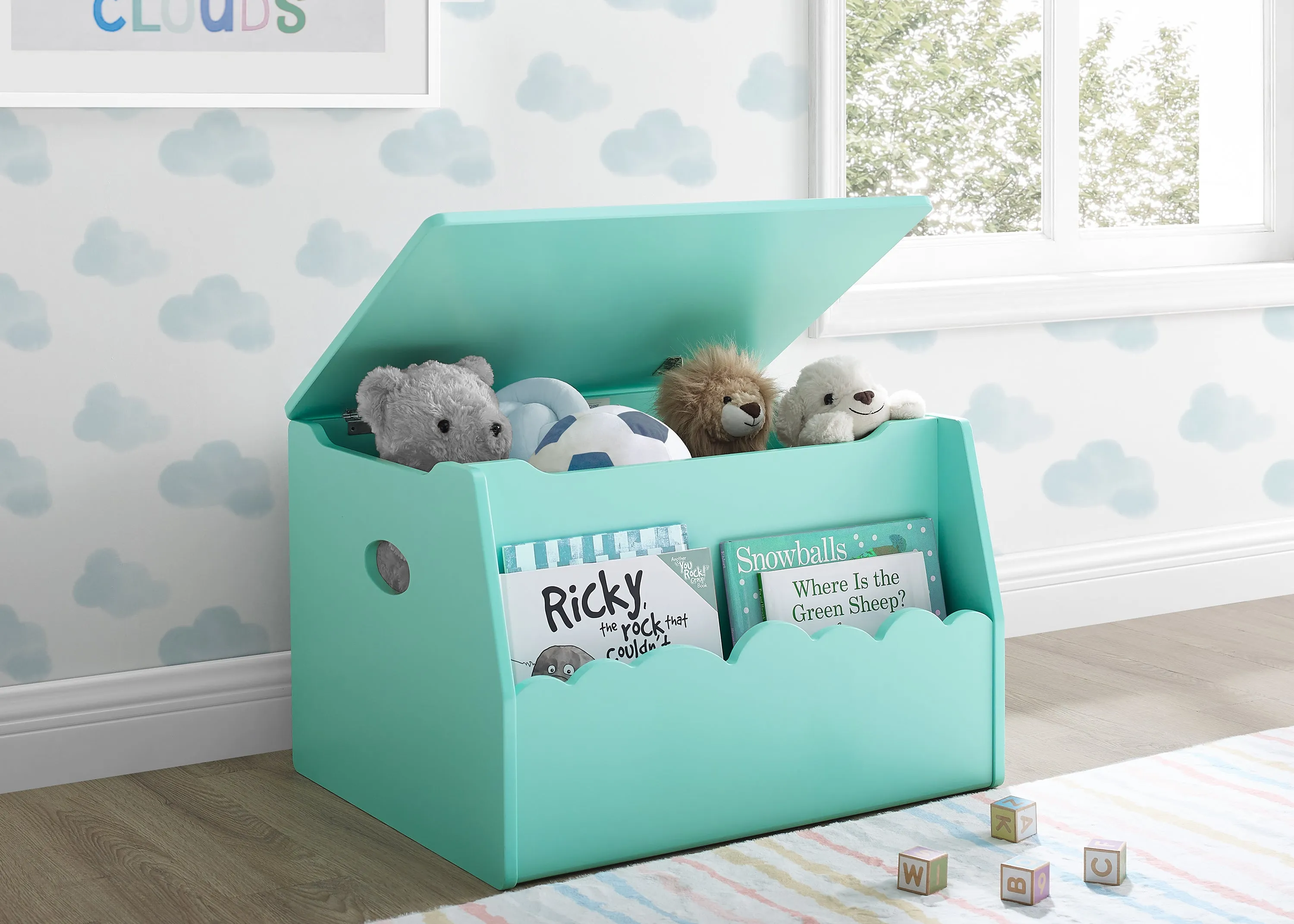 Cloud Toy Box Babykids_Delta Children_Toy Storage & Bookshelves