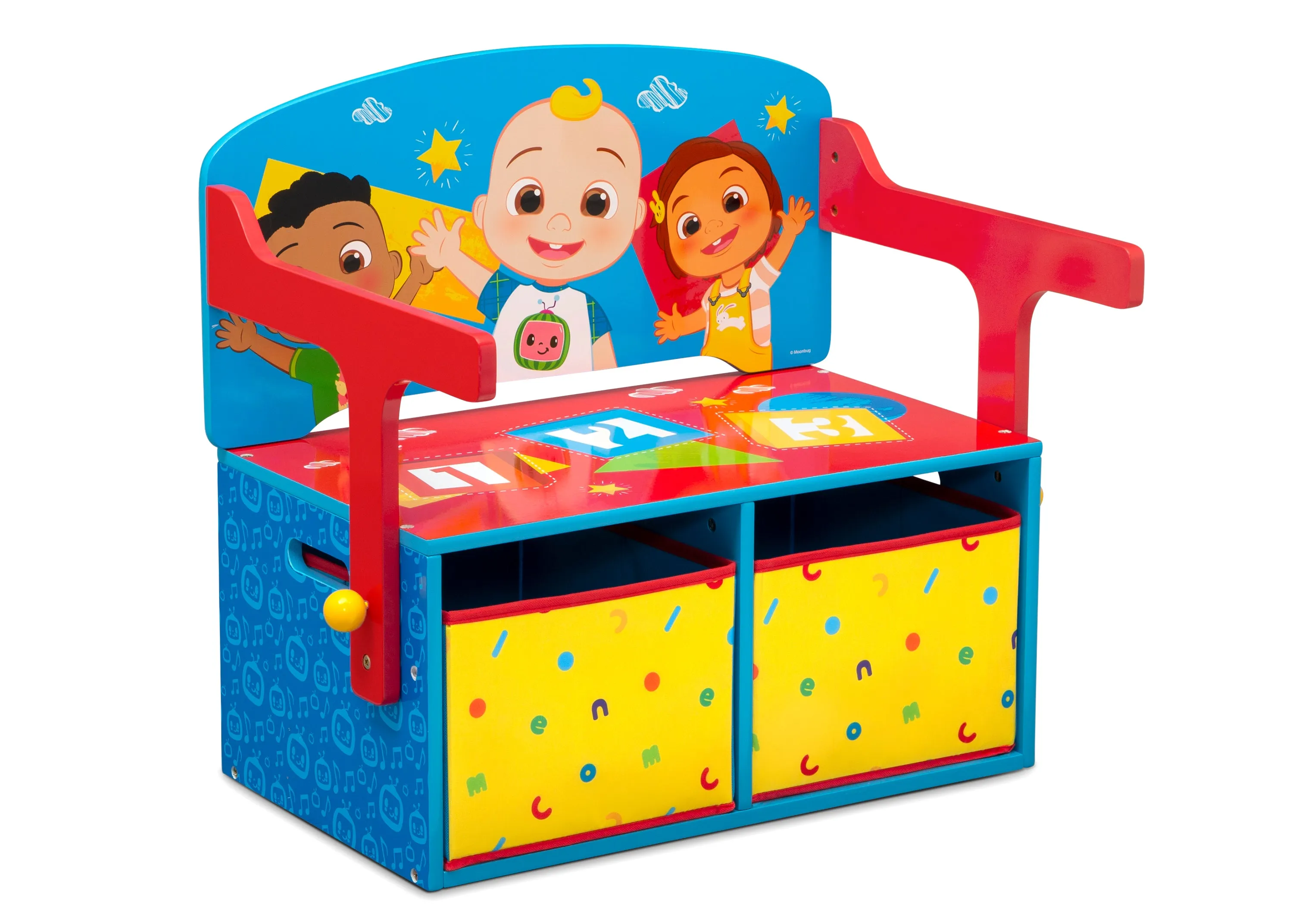 CoComelon 2-in-1 Activity Bench and Desk Babykids_Delta Children_Toy Storage & Bookshelves