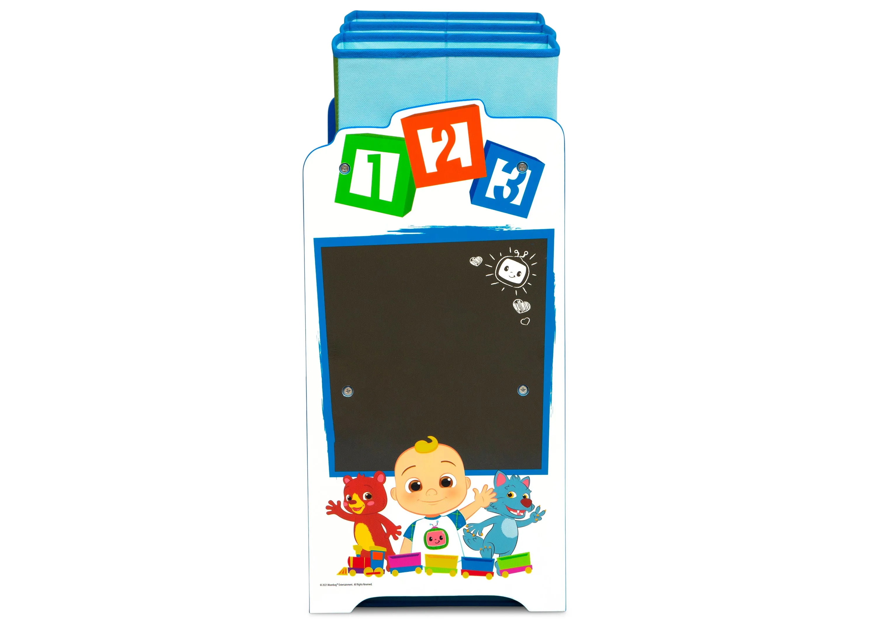 CoComelon 6 Bin Design and Store Toy Organizer Babykids_Delta Children_Toy Storage & Bookshelves