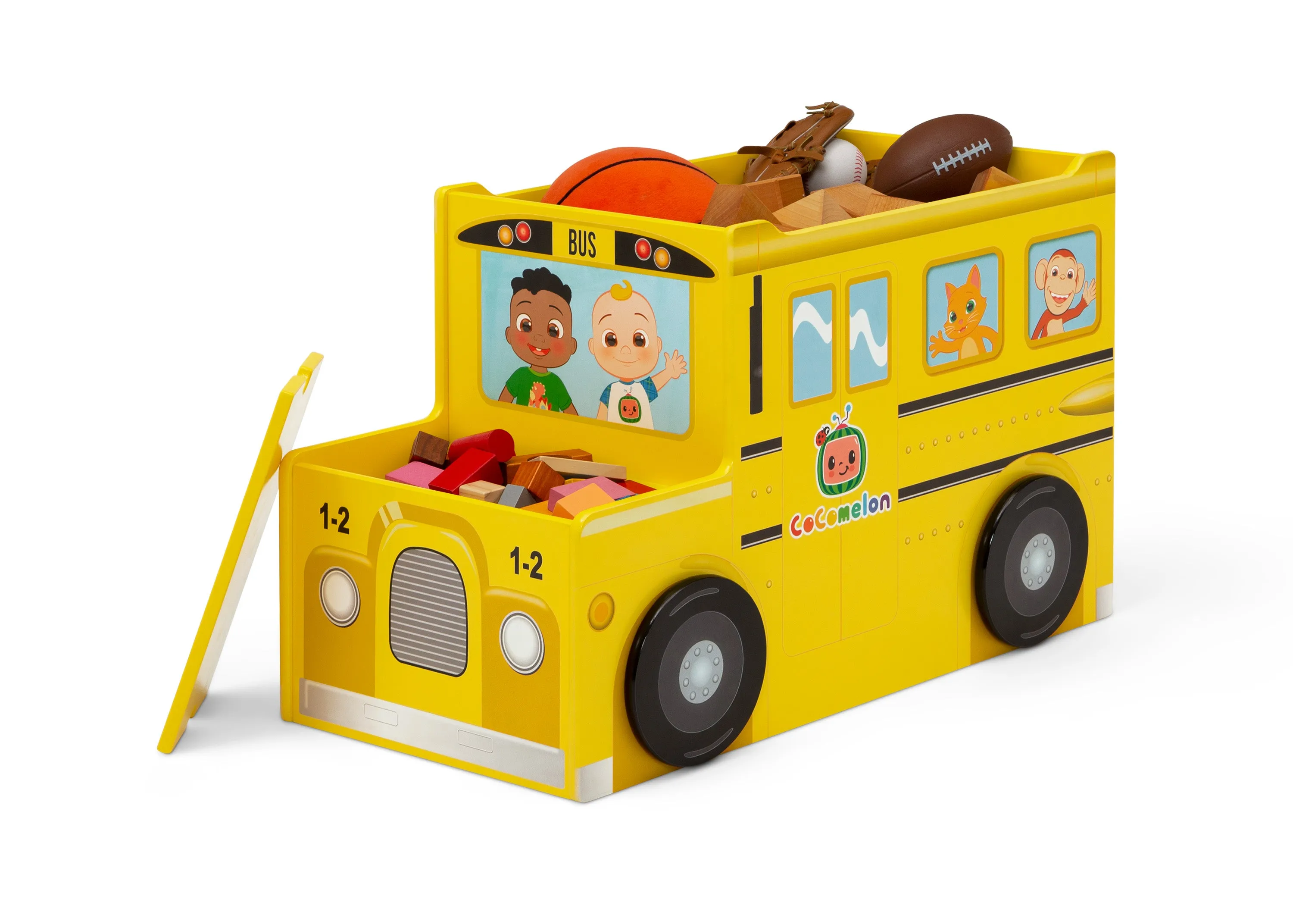 CoComelon School Bus Toy Box Babykids_Delta Children_Toy Storage & Bookshelves