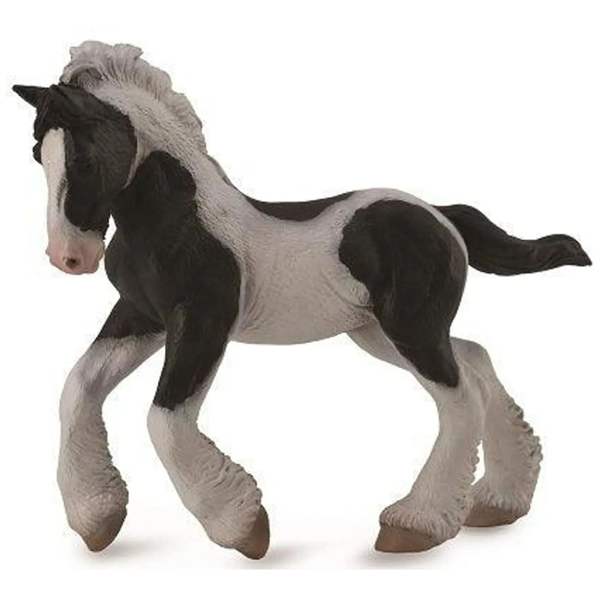 Collecta Toys CollectA | Gypsy Foal Black & White Piebald (M)
