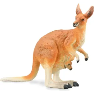 Collecta Toys CollectA | Red Kangaroo - Female with Joey (L)