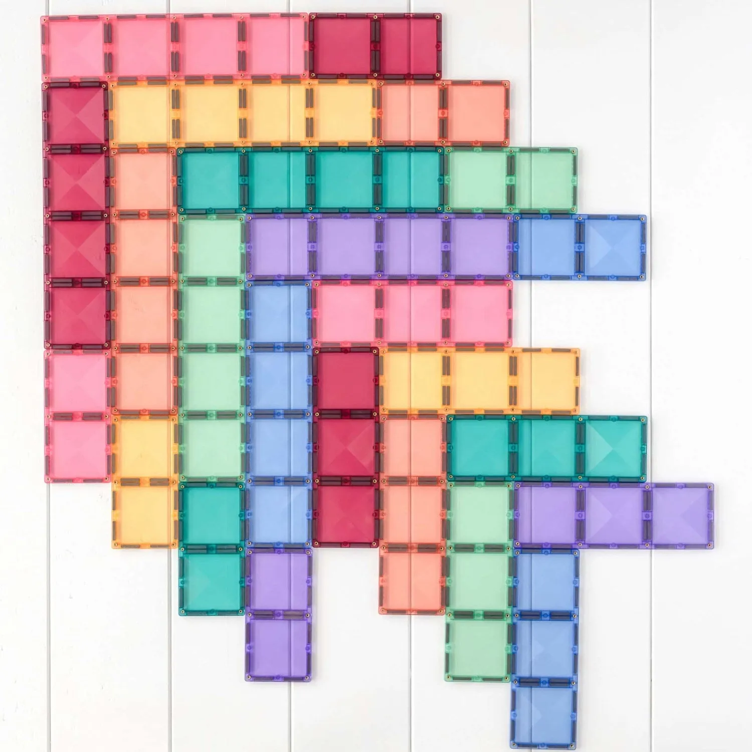 Connetix Pastel Rectangle Pack 24 Pieces