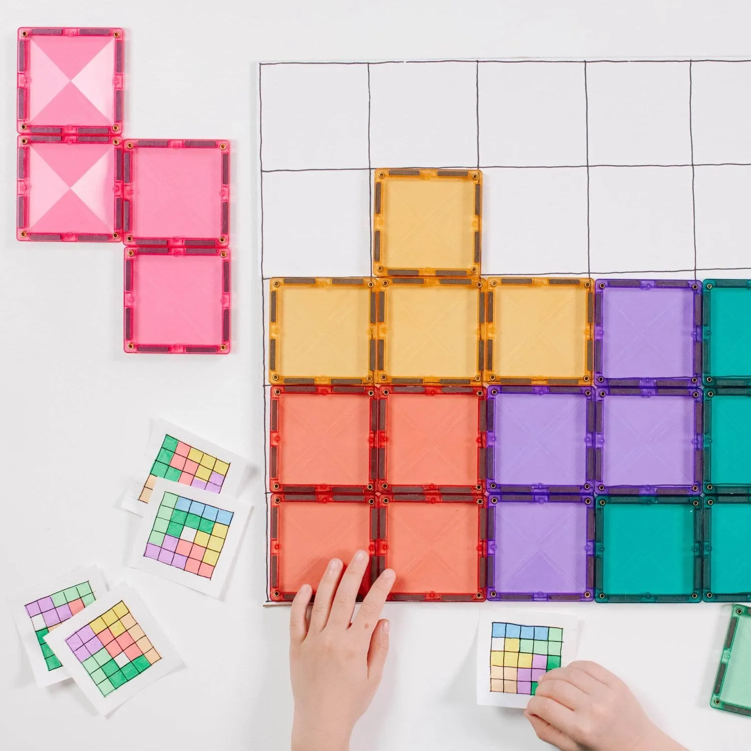 Connetix Pastel Square Pack 40 Pieces