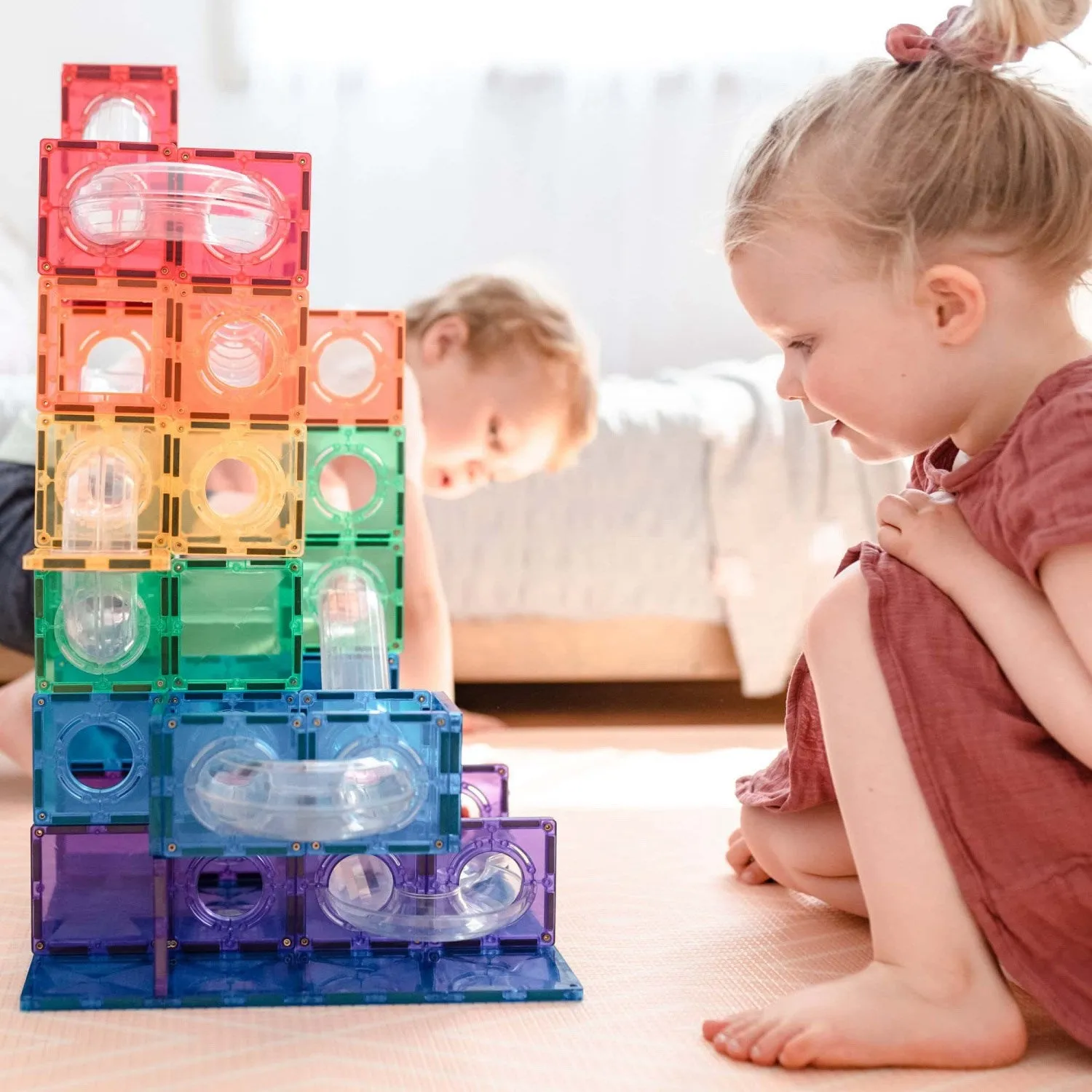 Connetix Rainbow Ball Run Pack 92 Pieces