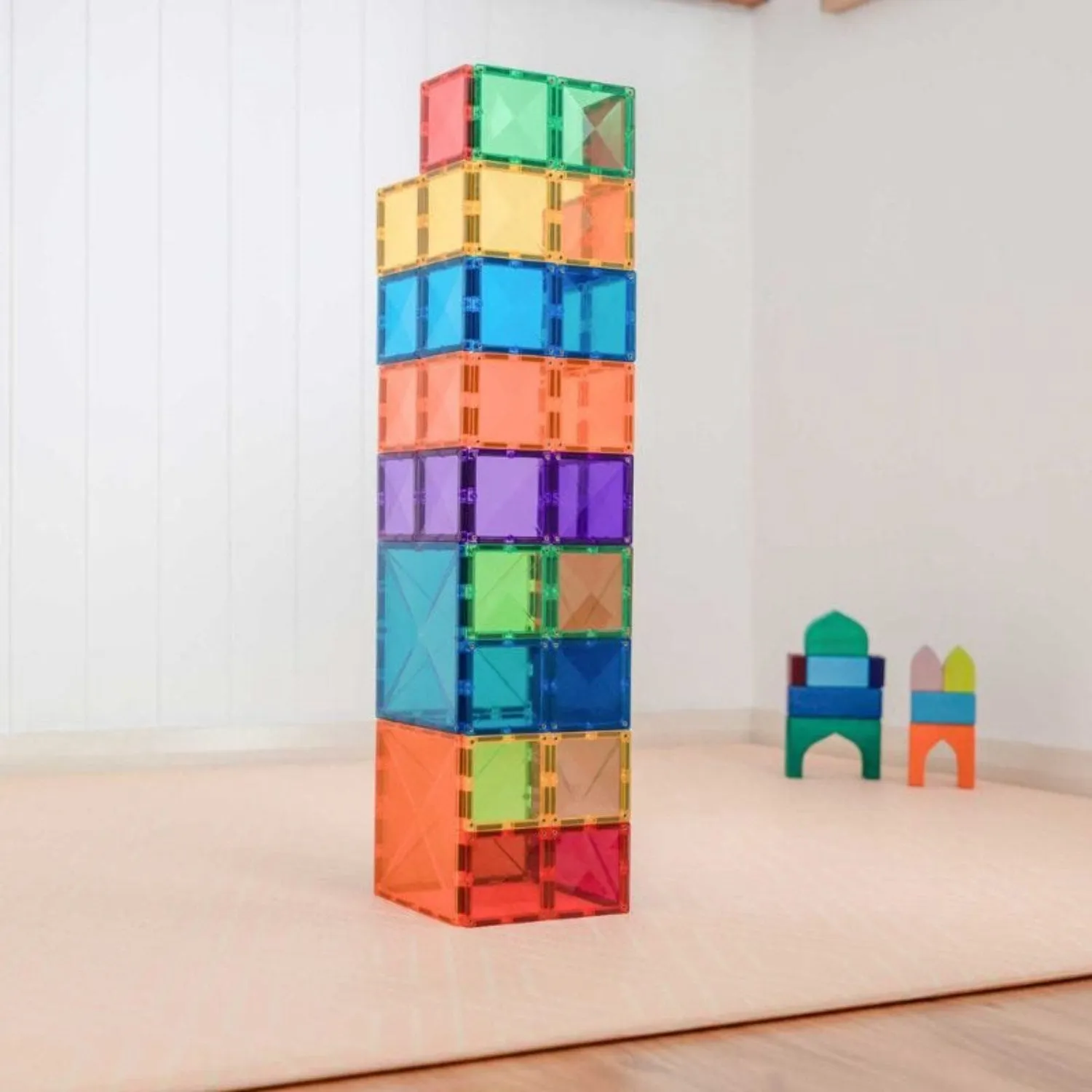Connetix Rainbow Square Pack 42 Pieces