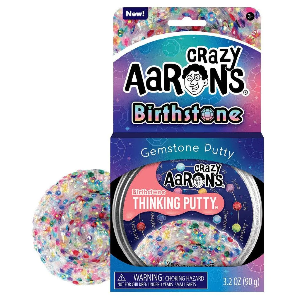 Crazy Aaron's Toys Birthstone Putty