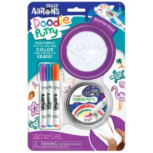 Crazy Aaron's Toys Doodle Thinking Putty - Dolphin Mold