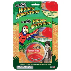 Crazy Aaron's Toys Hidden Adventure Thinking Putty - Decoder Red