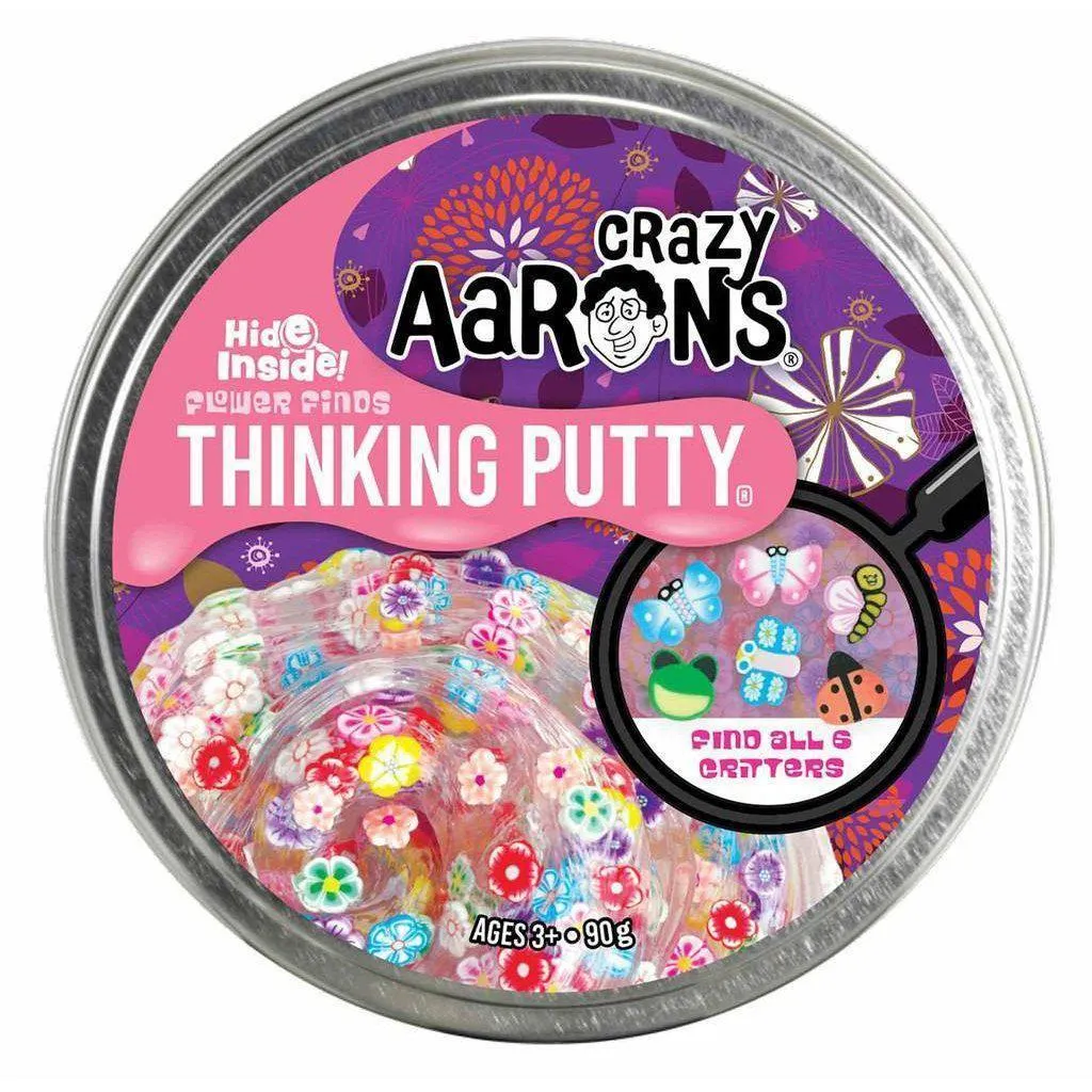 Crazy Aaron's Toys Hide Inside Thinking Putty - Flower Finds