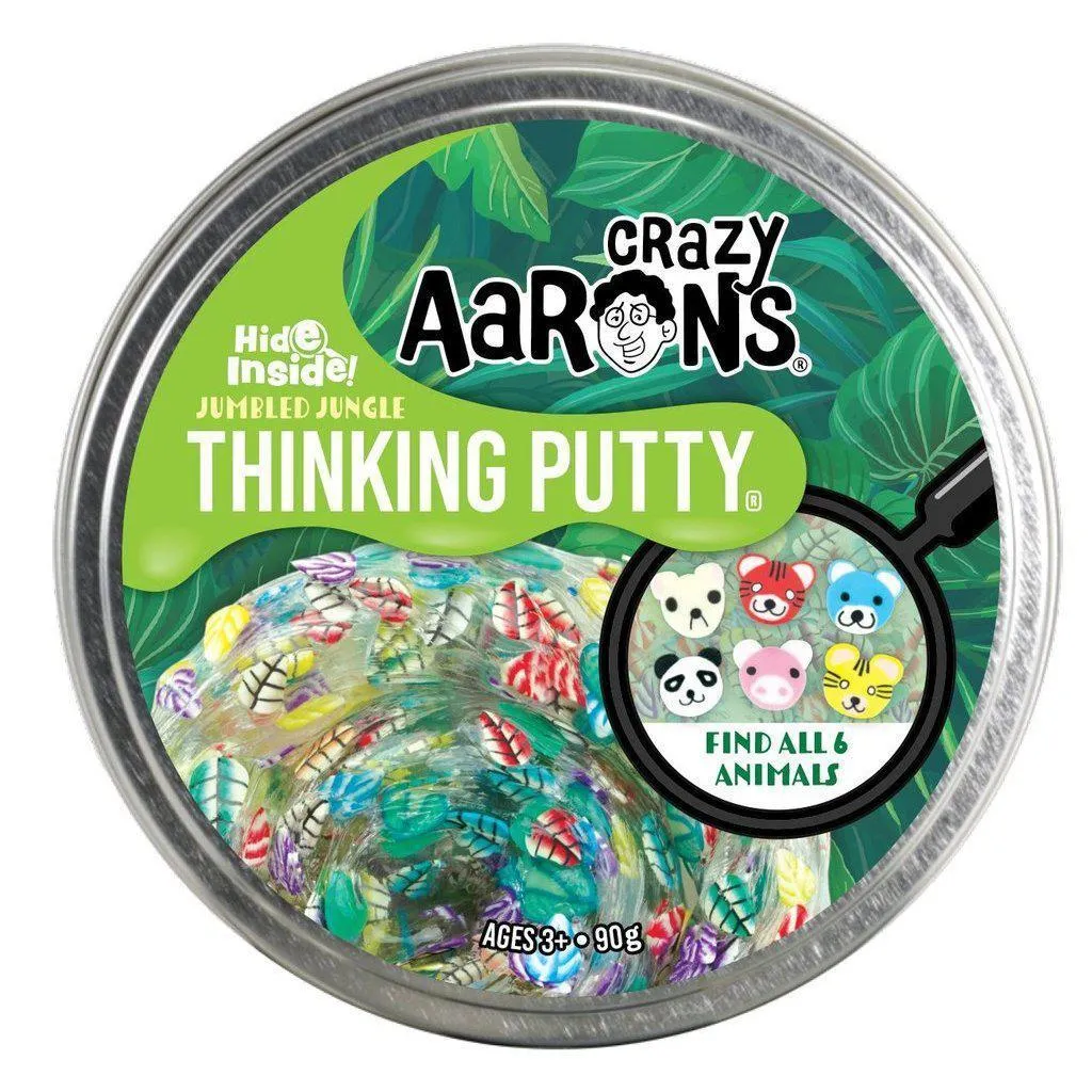 Crazy Aaron's Toys Hide Inside Thinking Putty - Jumbled Jungle