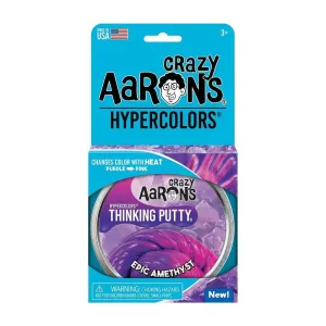 Crazy Aaron's Toys Hypercolors Thinking Putty - Epic Amethyst