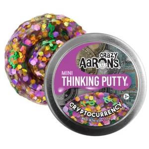 Crazy Aaron's Toys Mini Thinking Putty - Cryptocurrency