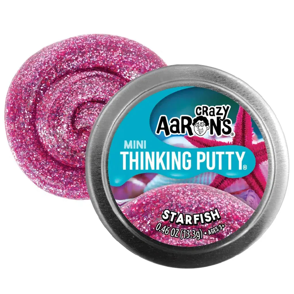 Crazy Aaron's Toys Mini Thinking Putty - Starfish