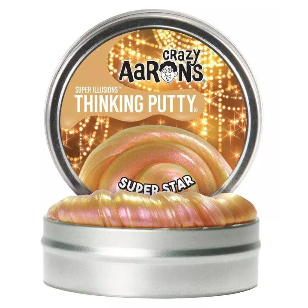 Crazy Aaron's Toys Mini Thinking Putty - Super Star