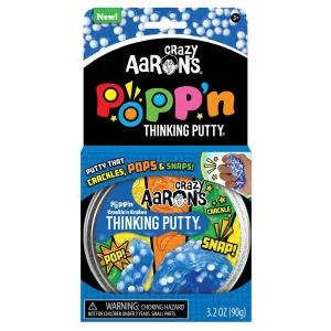 Crazy Aaron's Toys Popp'n Thinking Putty - Crakle'n Kraken