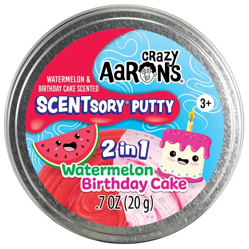 Crazy Aaron's Toys Watermelon Birthday Cake