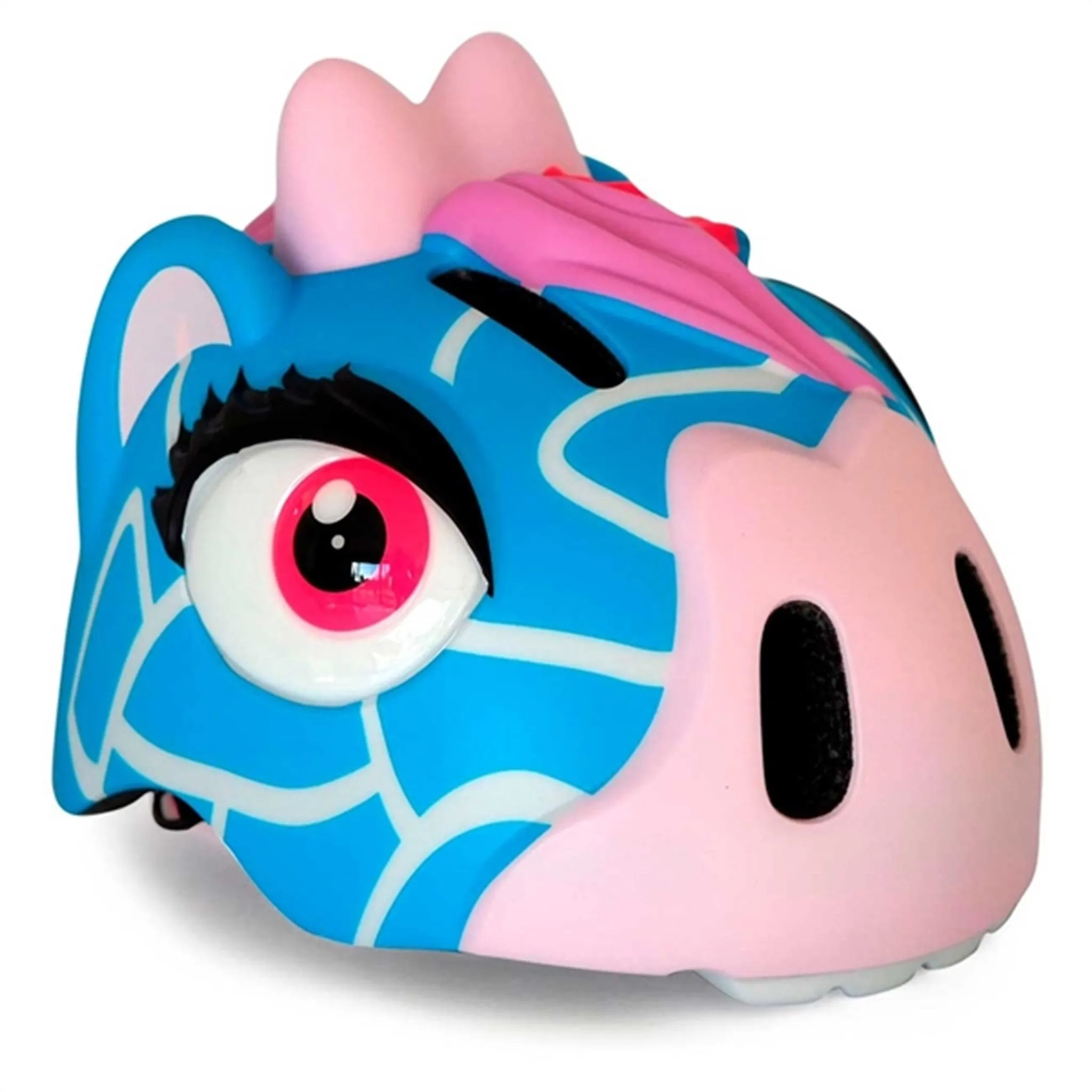 Crazy Safety Giraffe Bicycle Helmet Blue