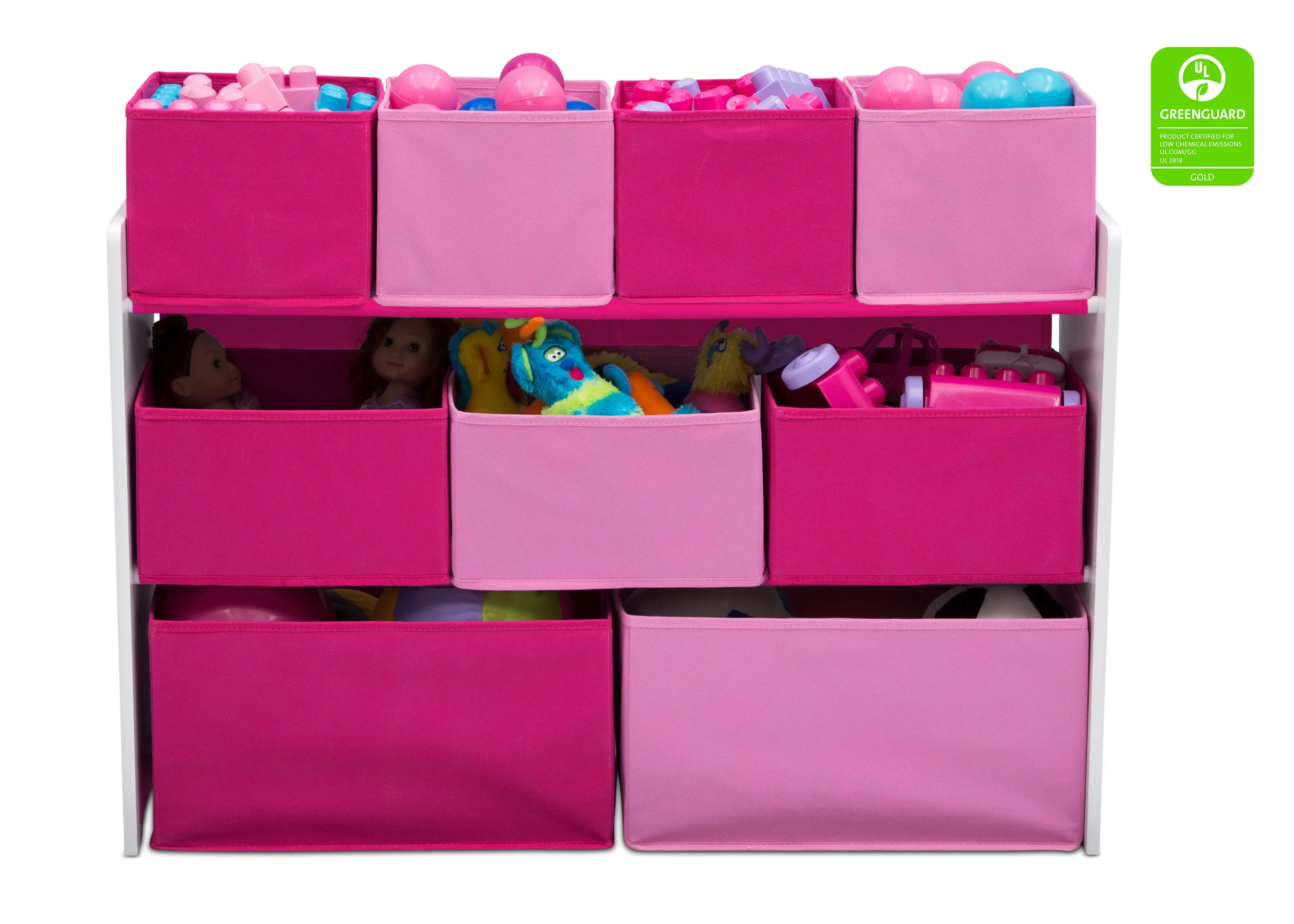Deluxe Multi-Bin Toy Organizer with Storage Bins Babykids_Delta Children_Toy Storage & Bookshelves