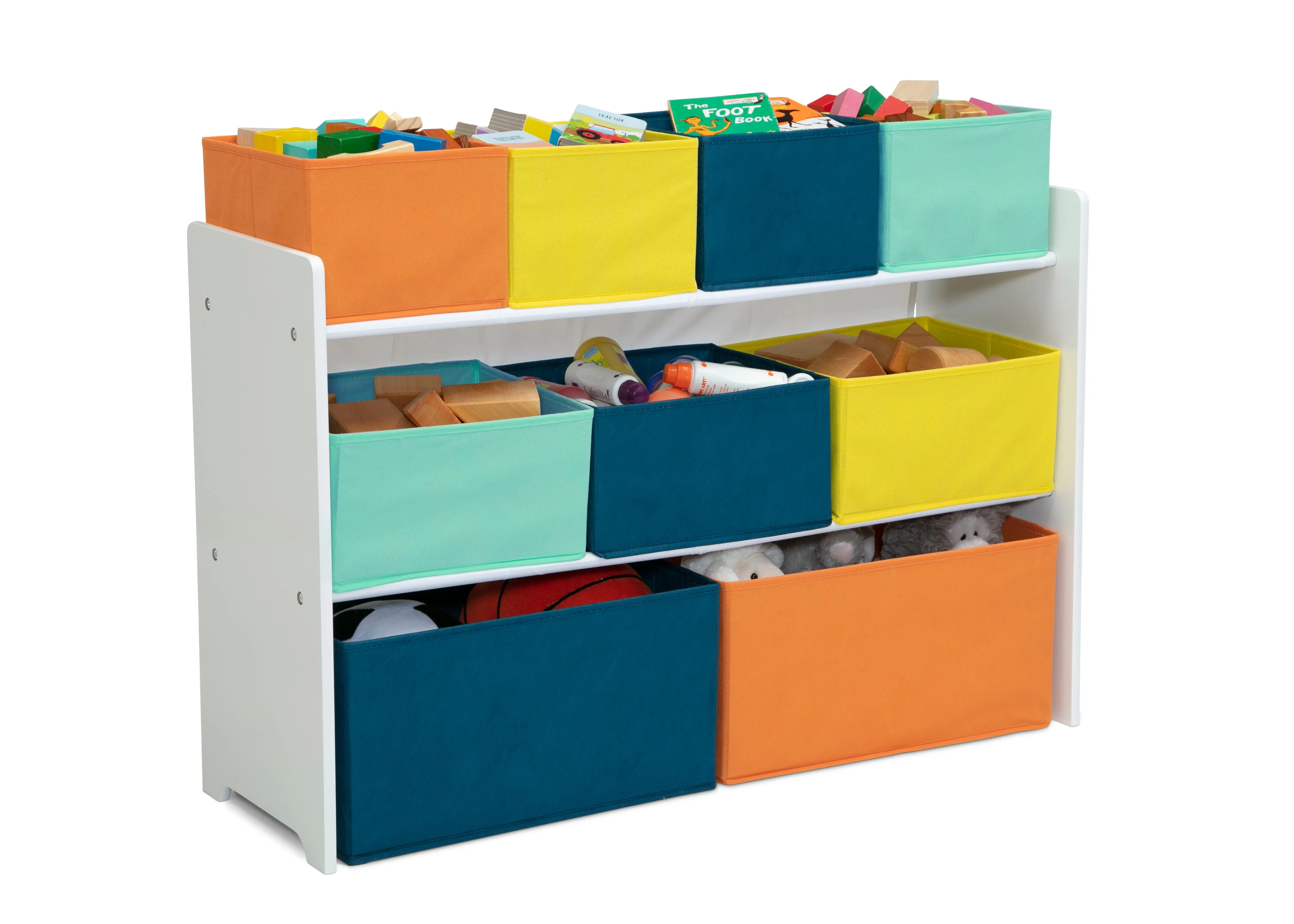 Deluxe Multi-Bin Toy Organizer with Storage Bins Babykids_Delta Children_Toy Storage & Bookshelves